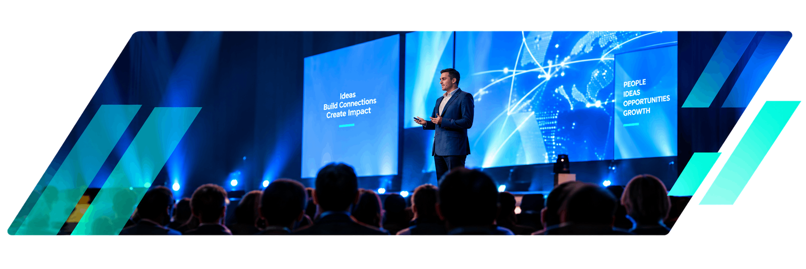 Business conference presentation